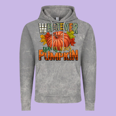 Whatever Spices Your Pumpkin Vintage Hoodie Designed By Cowgirlartshop