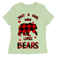 Matcha Just A Girl Who Loves Bears Ladies Tee - Bettercallsaul