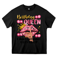 Black birthday queen i dont get older i level up Heavy Core Tee - Artiststas