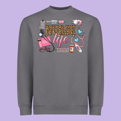 Western Nurse Life Heavyweight Sweatshirt Designed By Lillyallendesigns