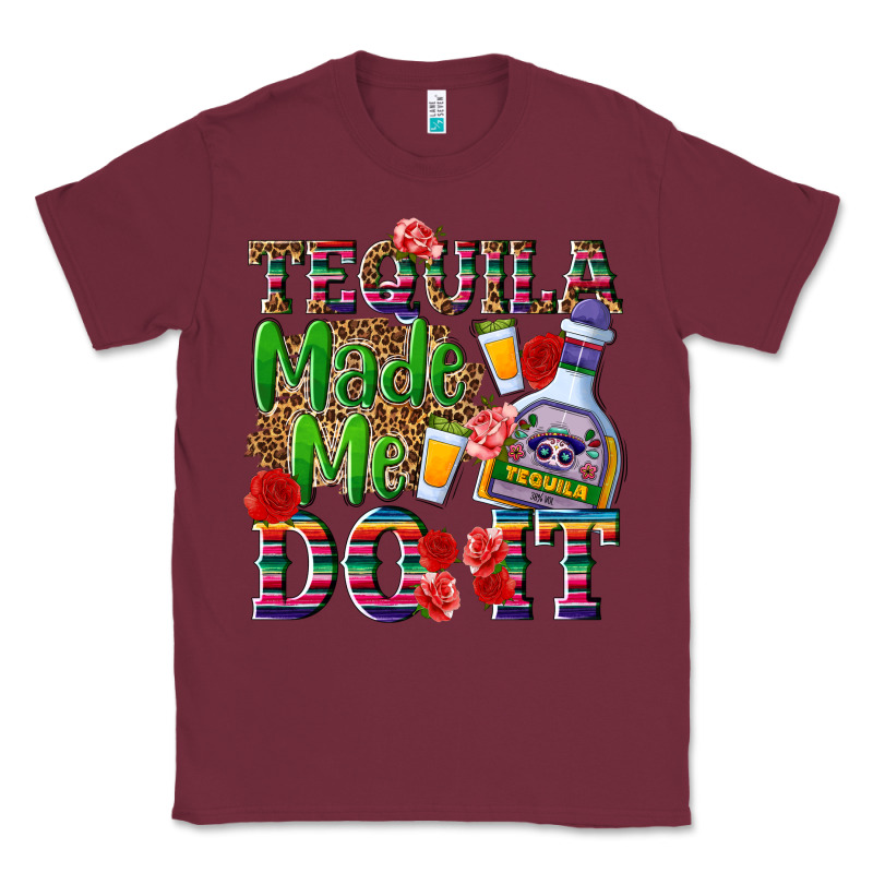 Tequila Made Me Do It Classic Tee by NancyCooperArtShop | Teevron