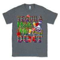 Charcoal Heather Tequila made me do it Classic Tee - NancyCooperArtShop