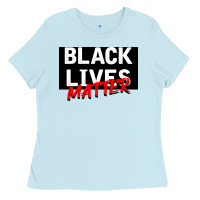 Baby Blue Black Lives Matter Ladies Tee - Bettercallsaul