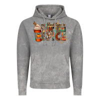 Cloud Rock my blood type is pumpkin spice Vintage Hoodie - CowGirlArtShop