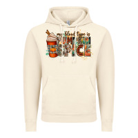 Vintage Artic my blood type is pumpkin spice Vintage Hoodie - CowGirlArtShop