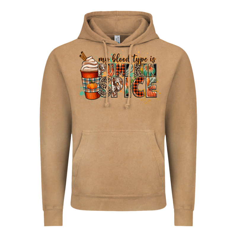 My Blood Type Is Pumpkin Spice Vintage Hoodie by CowGirlArtShop | Teevron