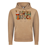 Vintage Coffee my blood type is pumpkin spice Vintage Hoodie - CowGirlArtShop