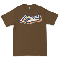 Cacao I Love Lockport City Usa Retro Vintage Premium Tee - minhPixels