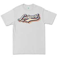 Dove Grey I Love Lockport City Usa Retro Vintage Premium Tee - minhPixels