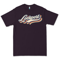 Plum I Love Lockport City Usa Retro Vintage Premium Tee - minhPixels