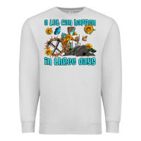 Dove Grey easter a lot can happen in three days western sunflowers Premium Sweatshirt - Artiststas