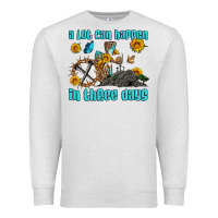 Oatmeal Heather easter a lot can happen in three days western sunflowers Premium Sweatshirt - Artiststas
