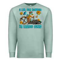 Seafoam easter a lot can happen in three days western sunflowers Premium Sweatshirt - Artiststas