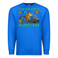 True Royal easter a lot can happen in three days western sunflowers Premium Sweatshirt - Artiststas