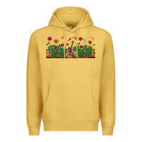 Antique Gold mexican sombrero guitar rose cactus libbey  cup Premium Hoodie - BundleAndBundleShop