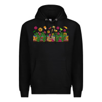 Black mexican sombrero guitar rose cactus libbey  cup Premium Hoodie - BundleAndBundleShop