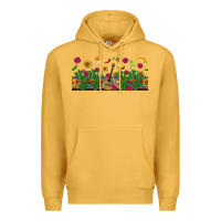 Mustard mexican sombrero guitar rose cactus libbey  cup Premium Hoodie - BundleAndBundleShop