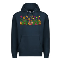 Navy mexican sombrero guitar rose cactus libbey  cup Premium Hoodie - BundleAndBundleShop