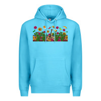Ocean Blue mexican sombrero guitar rose cactus libbey  cup Premium Hoodie - BundleAndBundleShop
