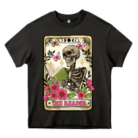 Asphalt the reader tarot card Heavy Core Tee - Artiststas