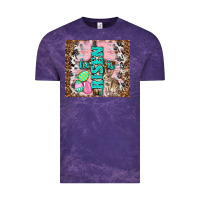 Cloud Purple western he is risen with rabbit Vintage Tee - TumblerDesignByShophia