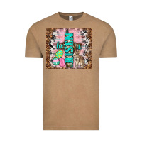 Vintage Coffee western he is risen with rabbit Vintage Tee - TumblerDesignByShophia