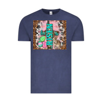 Vintage Denim western he is risen with rabbit Vintage Tee - TumblerDesignByShophia