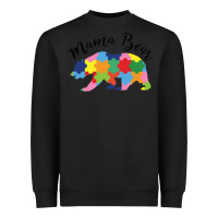 Black mama bear Heavyweight Sweatshirt - CowhideDigitalArt