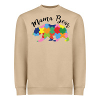 Mushroom mama bear Heavyweight Sweatshirt - CowhideDigitalArt
