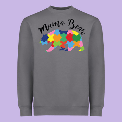 Mama Bear Heavyweight Sweatshirt Designed By Cowhidedigitalart