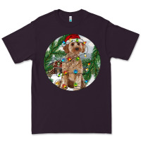 Plum Cockapoo Christmas Premium Tee - RanaPortraitStore