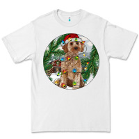White Cockapoo Christmas Premium Tee - RanaPortraitStore