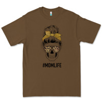 Cacao Glitter Patterned Leopard Mom Skull Premium Tee - Bettercallsaul