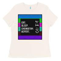 Bone Eat Sleep Chemıstray Repeat Ladies Tee - Bettercallsaul