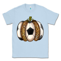 Dusty Blue Soccer Pumpkin Classic Tee - texasbilliewilder