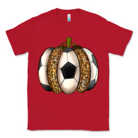 Red Soccer Pumpkin Classic Tee - texasbilliewilder