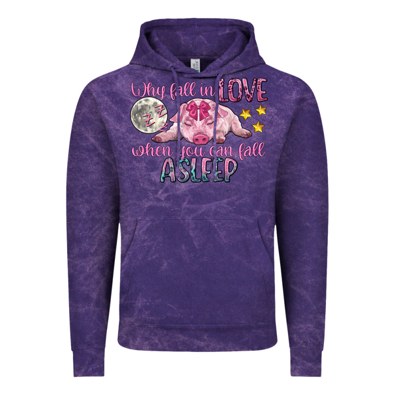 Why Fall In Love When You Can Fall Asleep Vintage Hoodie by CowGirlArtShop | Teevron