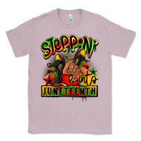 Lilac Steppin' into Juneteenth black girl sneakers Classic Tee - RanaPortraitStore