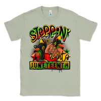 Matcha Steppin' into Juneteenth black girl sneakers Classic Tee - RanaPortraitStore