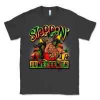Smoke Steppin' into Juneteenth black girl sneakers Classic Tee - RanaPortraitStore