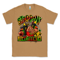 Toasted Coconut Steppin' into Juneteenth black girl sneakers Classic Tee - RanaPortraitStore