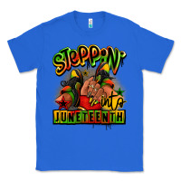 True Royal Steppin' into Juneteenth black girl sneakers Classic Tee - RanaPortraitStore