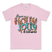 Bubblegum Pink have a holly jolly christmas Classic Tee - CowhideDigitalArt
