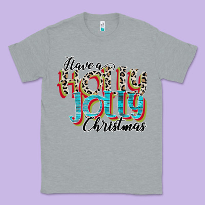 Have A Holly Jolly Christmas Classic Tee Designed By Cowhidedigitalart