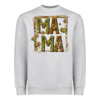 Heather Grey mama fall Heavyweight Sweatshirt - CowhideDigitalArt