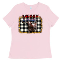 Bubblegum Pink Merry Bright Ladies Tee - Bettercallsaul
