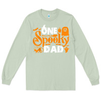 Matcha one spooky dad funny cat boo dad halloween costume design t shirt Long Sleeve Tee - minhPixels