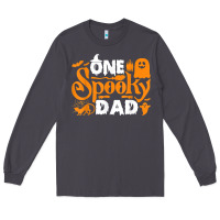 Smoke one spooky dad funny cat boo dad halloween costume design t shirt Long Sleeve Tee - minhPixels