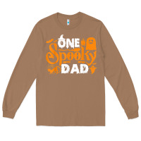 Toasted Coconut one spooky dad funny cat boo dad halloween costume design t shirt Long Sleeve Tee - minhPixels