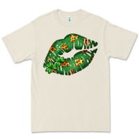 Bone Green and Leopard Patterned Irish Day Lips Premium Tee - Bettercallsaul